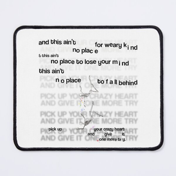 Item preview, Weary kind + Crazy heart designed and sold by Larnacouer.