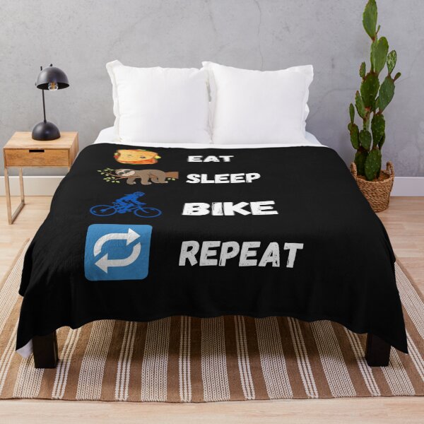 Item preview, Eat Sleep Bike Repeat designed and sold by DonaFada.