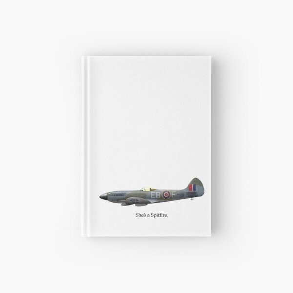 She's a Spitfire Hardcover Journal