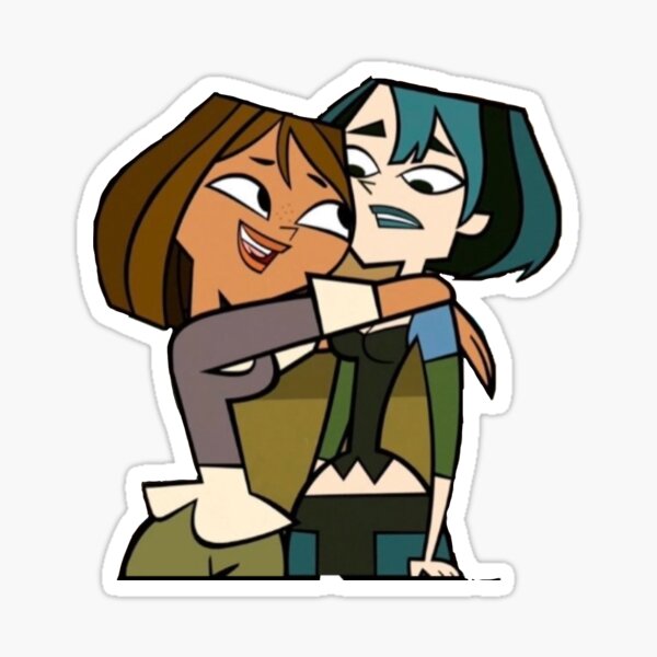 total drama island - Total Drama Island Courtney Zoey Gwen J - Sticker