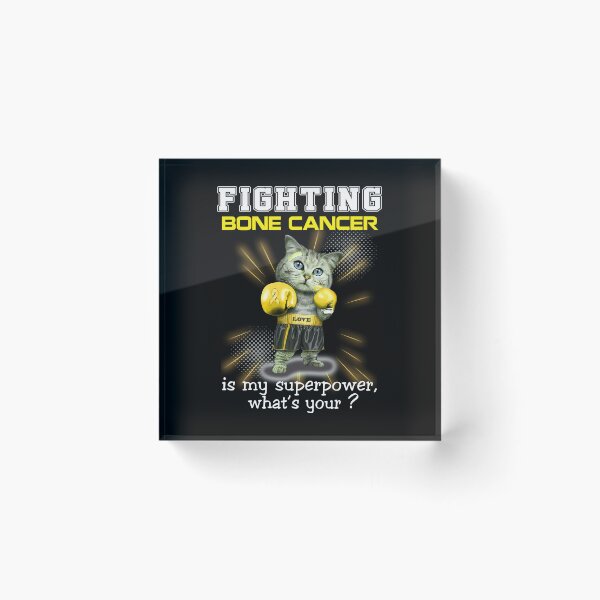 Item preview, Funny Cat Fighting Bone Cancer Is My Superpower What's Your designed and sold by Kohend.
