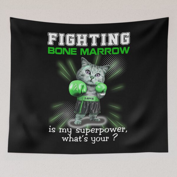 Item preview, Funny Cat Fighting Bone Marrow Is My Superpower What's Your designed and sold by Kohend.