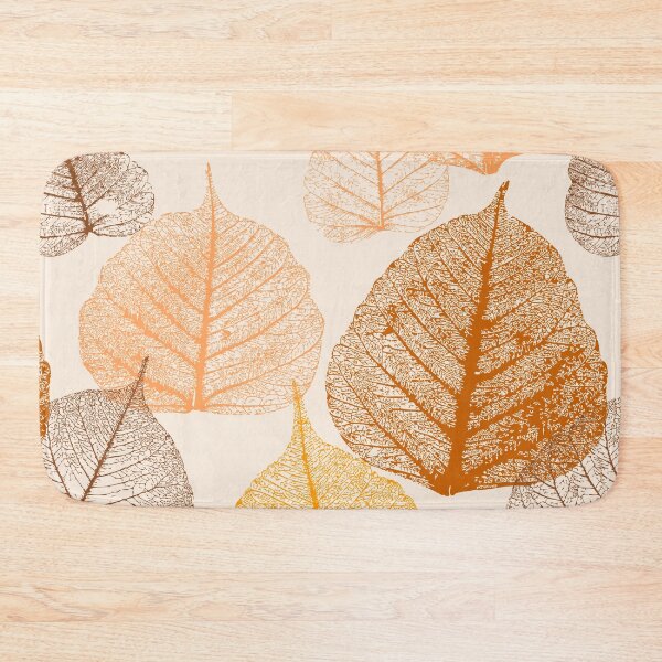 Item preview, Large Brown Leaves Seamless Pattern designed and sold by silviaol.