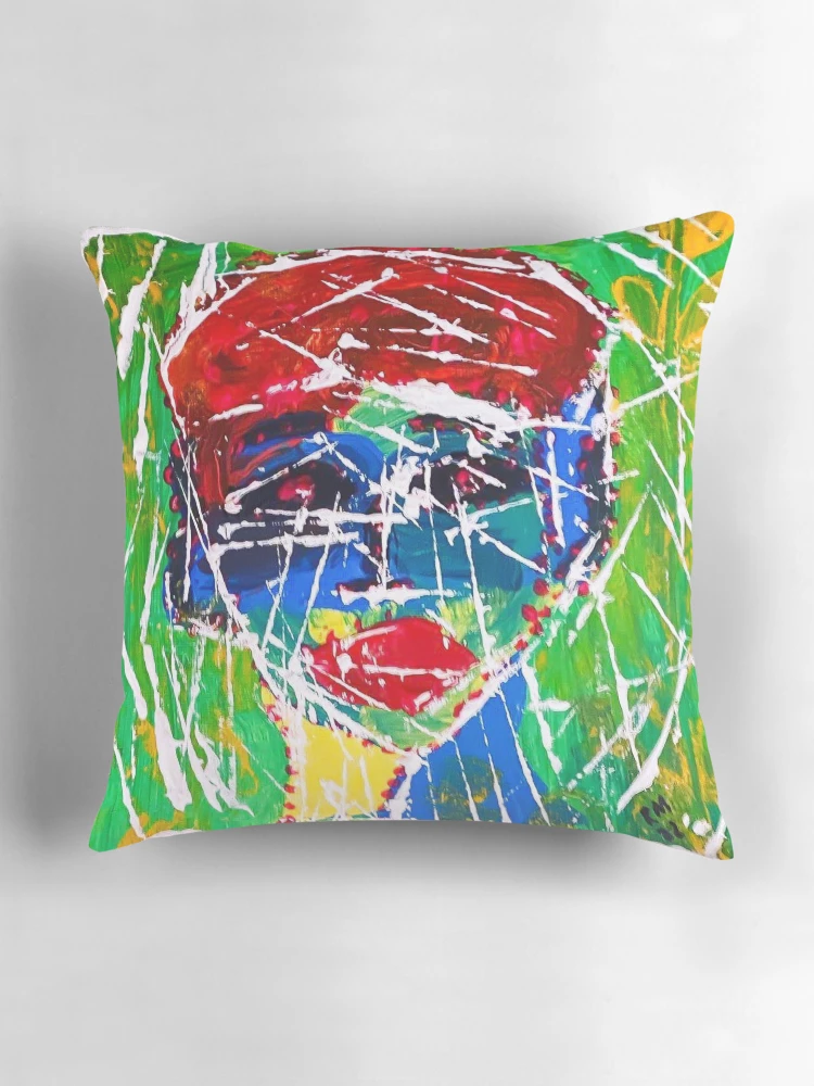 Thumbnail 3 of 4, Pillow, Rock designed and sold by RandaRubyRed.