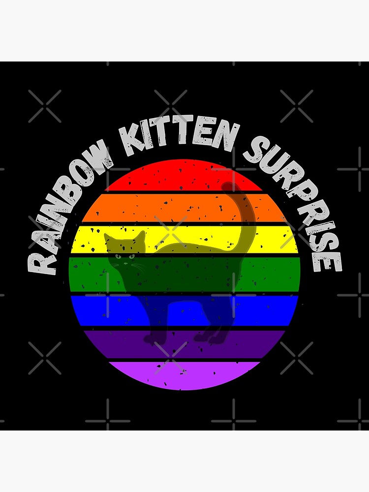 "Rainbow Kitten Surprise" Poster by Redbubble