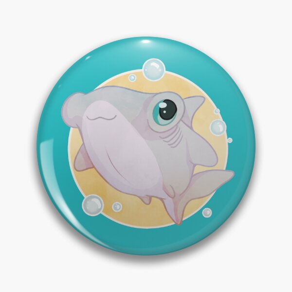 Item preview, Little Round Shark  designed and sold by CryptidGarden.