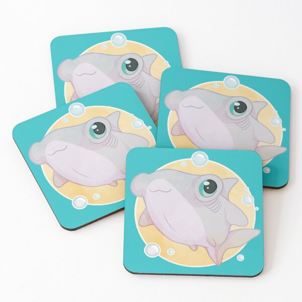 Item preview, Little Round Shark  designed and sold by CryptidGarden.