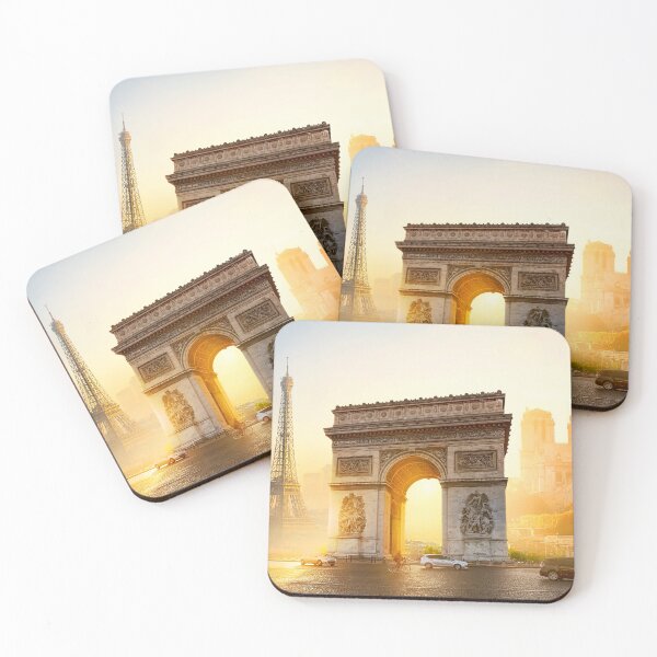 Item preview, Paris France - the Eiffel Tower, Arc de Triomphe, Notre Dame designed and sold by RegaloRepublic.