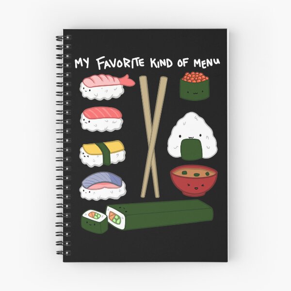 Item preview, Cute Sushi Menu designed and sold by PinkBunnyFluff.
