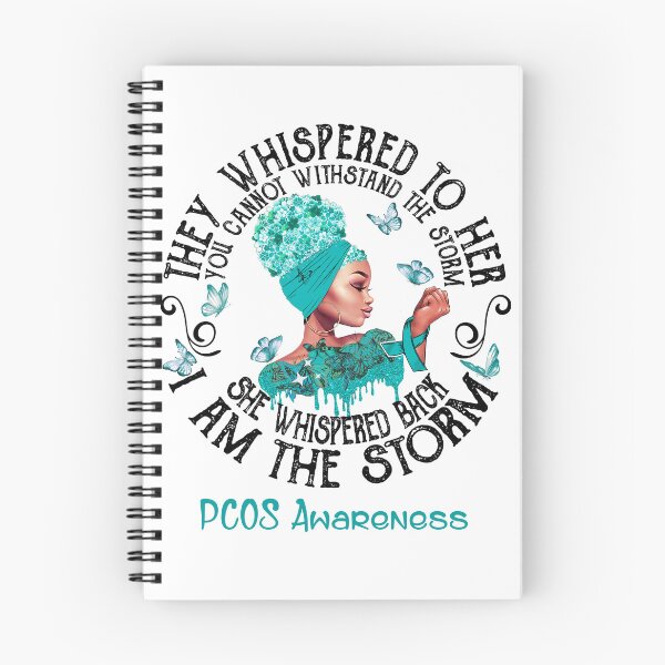 Item preview, Black Girl Fighter Strong I Am The Storm PCOS Awareness designed and sold by Mnrshirley.