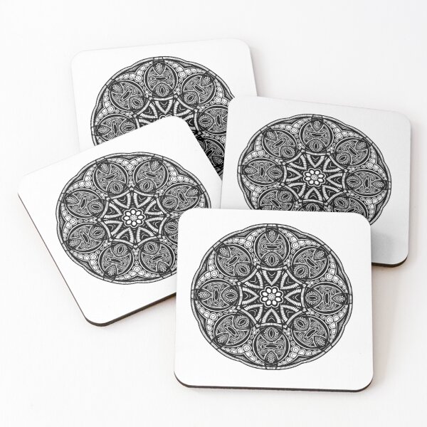 Item preview, Black Indian Mandala designed and sold by lissantee.