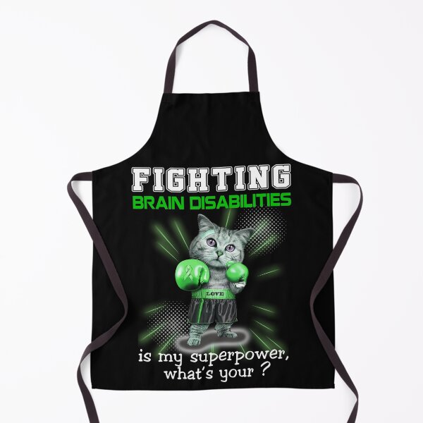 Item preview, Funny Cat Fighting Brain Disabilities Is My Superpower What's Your designed and sold by Kohend.