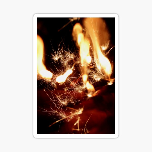 playing with fire Sticker