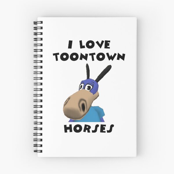 Item preview, I Love Toontown Horses designed and sold by TooningAround.