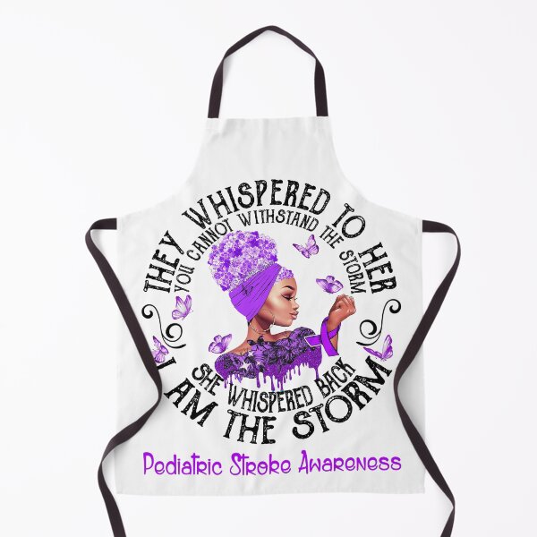 Item preview, Black Girl Fighter Strong I Am The Storm Pediatric Stroke Awareness designed and sold by Mnrshirley.
