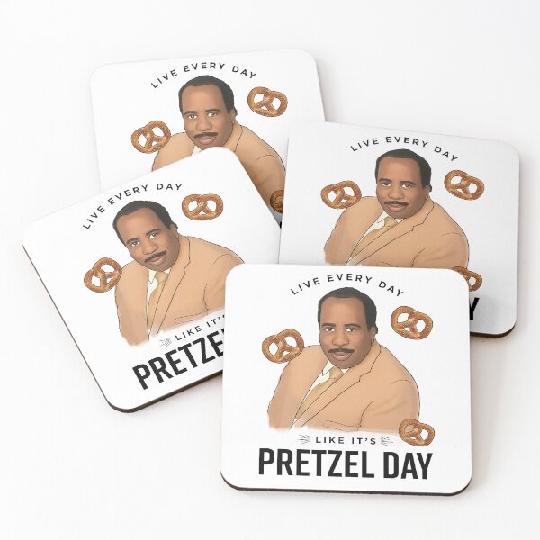 Item preview, Live Every Day Like It's Pretzel Day Stanley Inspired Office Mug designed and sold by Misery Loves Company.