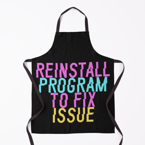 Item preview, Reinstall Program To Fix Issue - Glitched Color Text designed and sold by Chubuter.