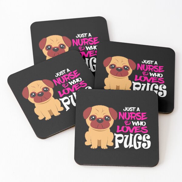 Item preview, Just A Nurse Who Loves Pugs Nurse Pug Paw designed and sold by Pugstuff.