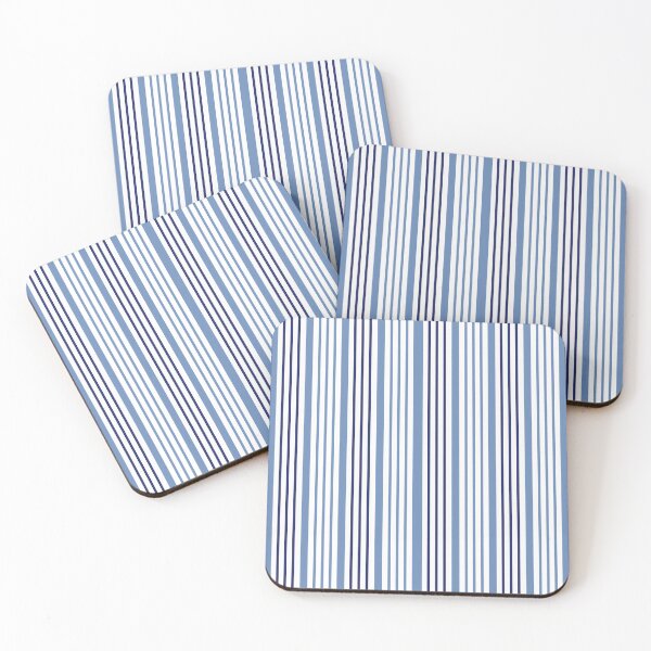 Item preview, Vertical Blue and White Striped designed and sold by OutcastBrain.