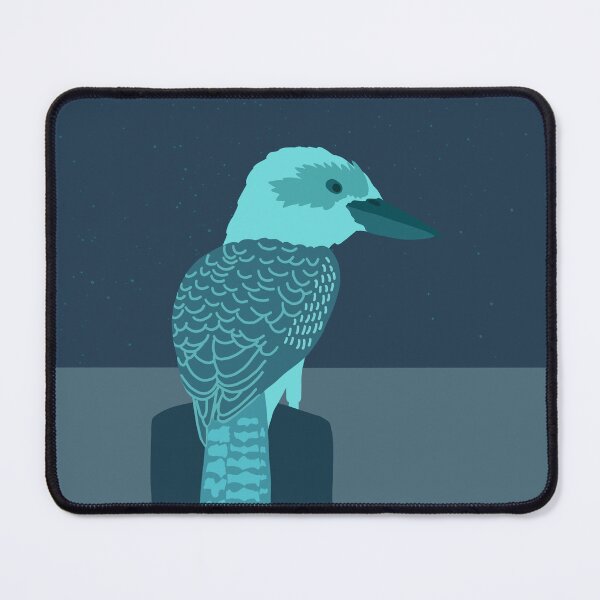 Item preview, Australian Kookaburra Turquoise Illustration designed and sold by Digitaldingo.