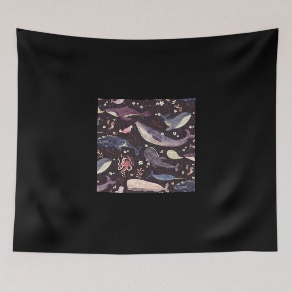 Item preview, Whale's Song Grape A-Line Dress designed and sold by desireeowe.