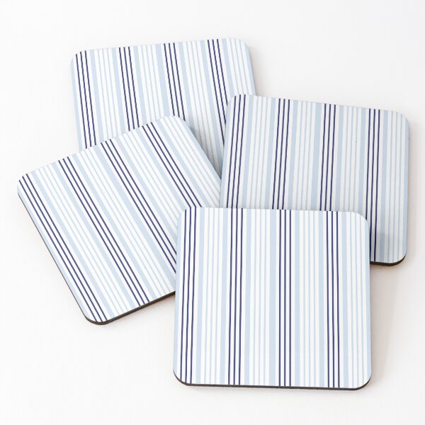 Item preview, Vertical Blue and White Striped designed and sold by OutcastBrain.