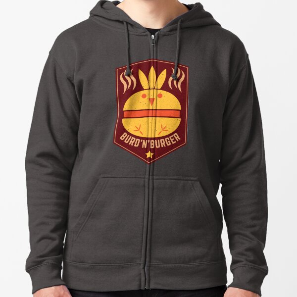 BURD'N'BURGER Zipped Hoodie