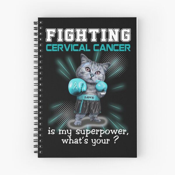 Item preview, Funny Cat Fighting Cervical Cancer Is My Superpower What's Your designed and sold by Kohend.