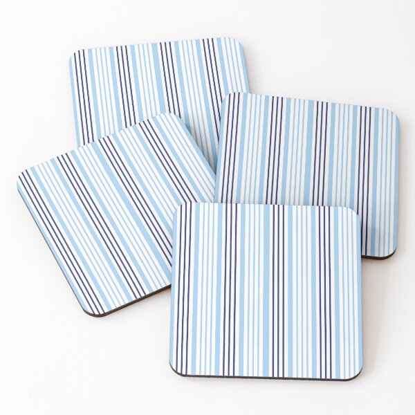 Item preview, Vertical Blue and White Striped designed and sold by OutcastBrain.