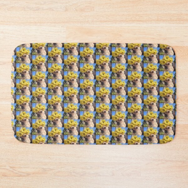 Item preview, Dog with a flower wreath on his head designed and sold by Rashkin.