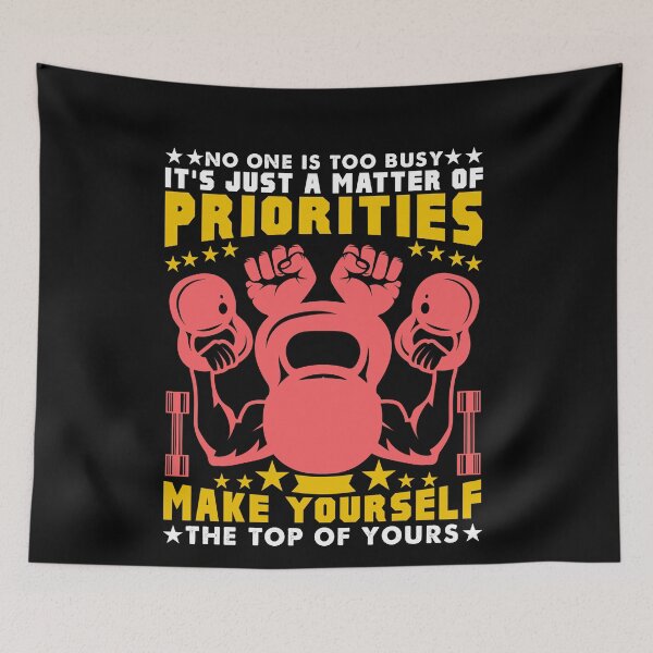 Item preview, no one is too busy it's just a matter of priorities make yourself designed and sold by Fislux.