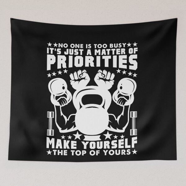 Item preview, no one is too busy it's just a matter of priorities make yourself designed and sold by Fislux.