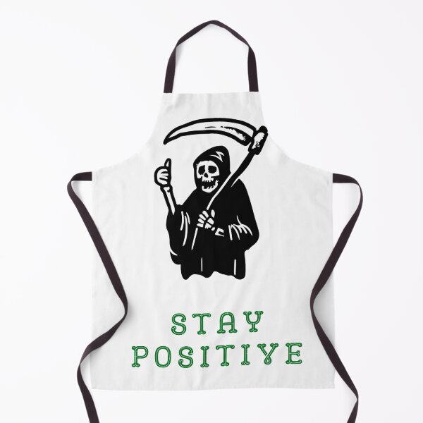 Item preview, Stay Positive , Reaper , Waterproof Sticker , Hydro Flask Sticker designed and sold by Wiseth-.