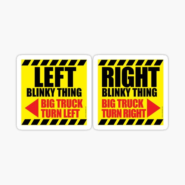 Item preview, Truck Turning Sign designed and sold by D4mon.