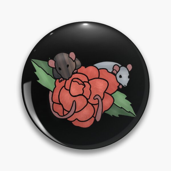 Item preview, Rats on a rose designed and sold by frumpybuncrafts.