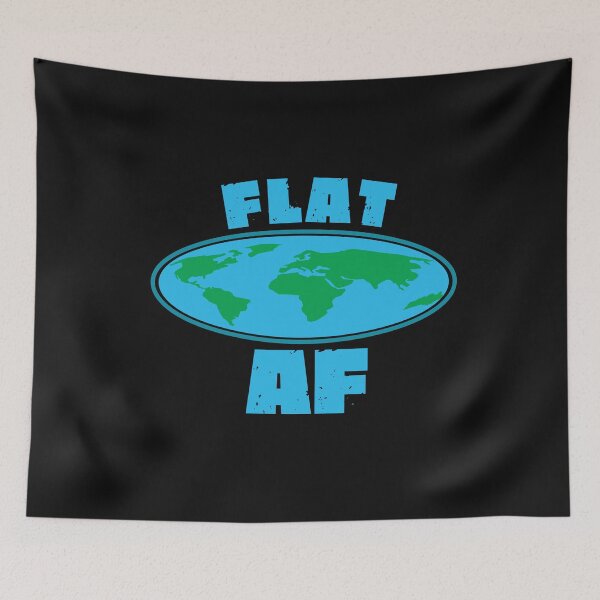 Item preview, Vintage Flat as fuck Earth illustration  designed and sold by garniturex.