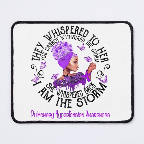 Item preview, Black Girl Fighter Strong I Am The Storm Pulmonary Hypertension Awareness designed and sold by Mnrshirley.