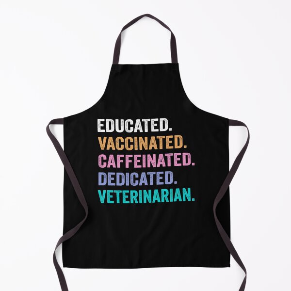 Item preview, Educated Vaccinated Caffeinated Dedicated Veterinarian shirt, Funny Veterinarian Christmas Gift designed and sold by xlnv.