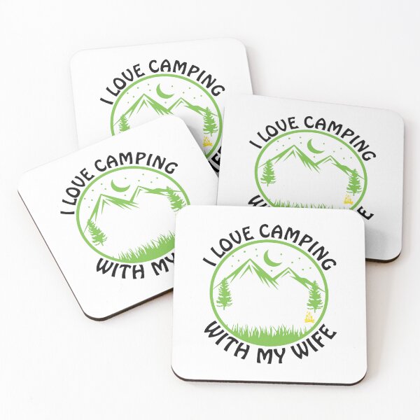 Item preview, i love camping with my wife designed and sold by Fislux.