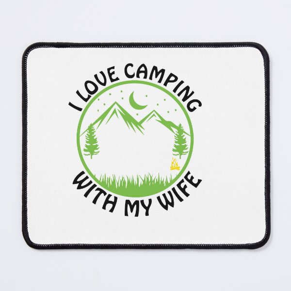 Item preview, i love camping with my wife designed and sold by Fislux.
