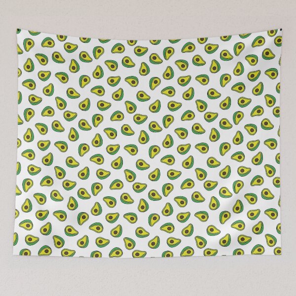 Item preview, avocado doodle pattern designed and sold by zizimentos.