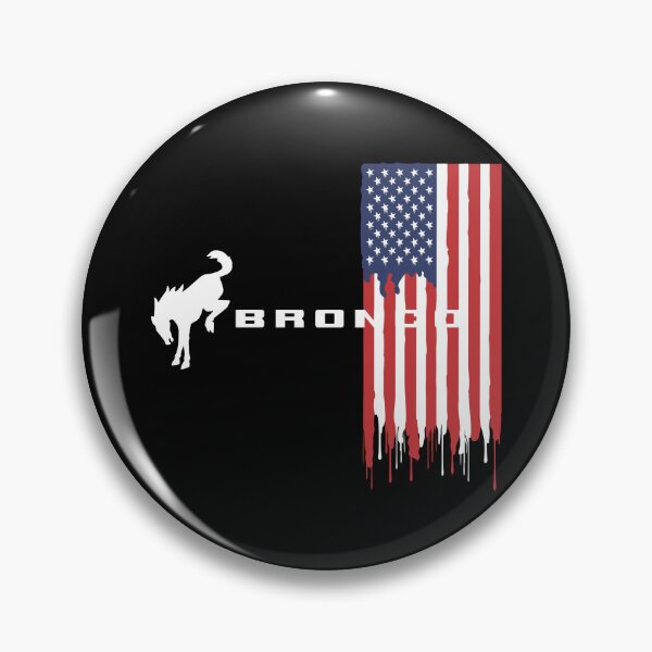 Item preview, Ford Bronco Emblem on USA Flag designed and sold by DomGDesign.