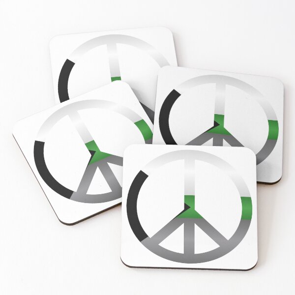 Item preview, Peace and Demiromantic Pride #1 designed and sold by NovotnyDesigns.