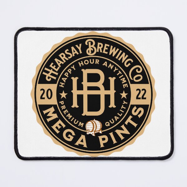 Item preview, Hearsay Brewing Company, Funny Mega Pint, Support Johnny Depp designed and sold by mamahellfire31.
