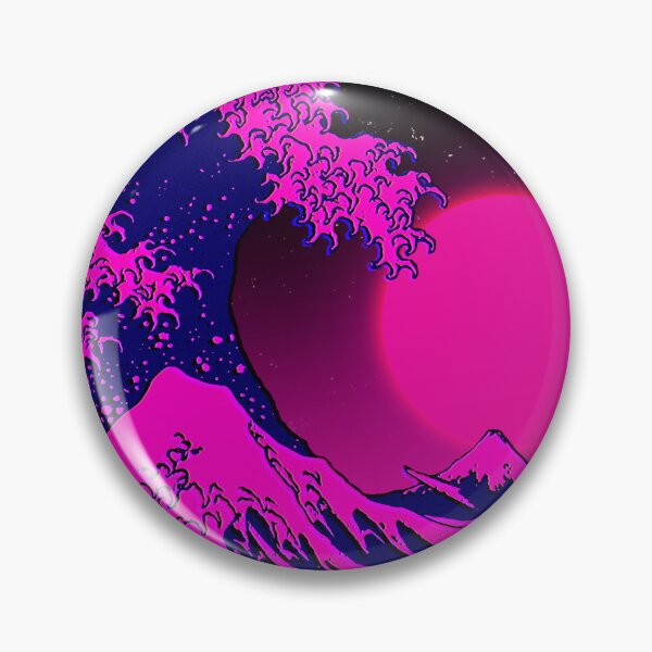 Item preview, Great Wave off Kanagawa Purple Aesthetic designed and sold by ind3finite.