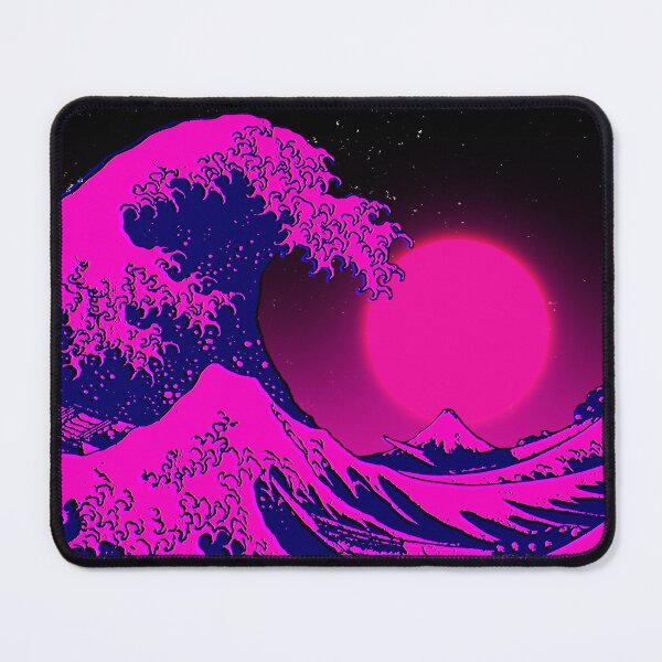 Item preview, Great Wave off Kanagawa Purple Aesthetic designed and sold by ind3finite.