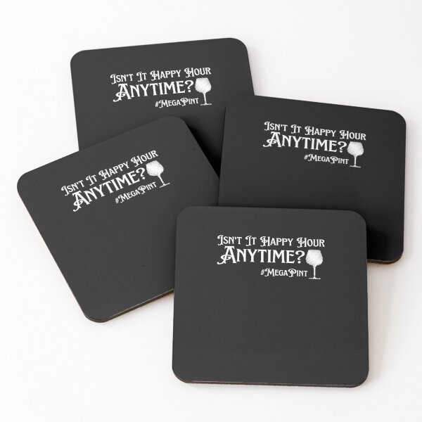 Item preview, Funny Wine Trending Isn't Happy Hour Anytime Mega Pint designed and sold by ArthurClaessens.