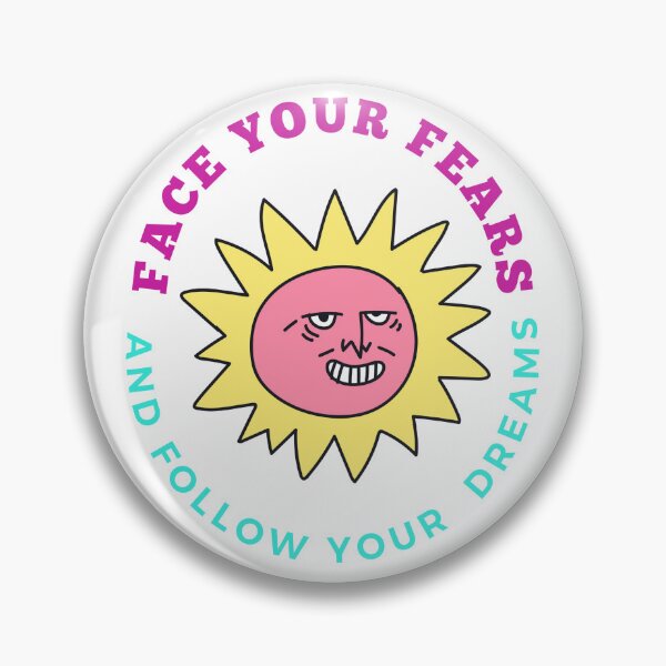 Item preview, Face Your Fears and Follow Your Dreams - Lifes Inspirational Quotes designed and sold by MikeMargolisArt.
