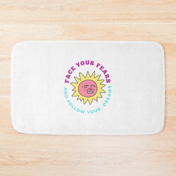Item preview, Face Your Fears and Follow Your Dreams - Lifes Inspirational Quotes designed and sold by MikeMargolisArt.