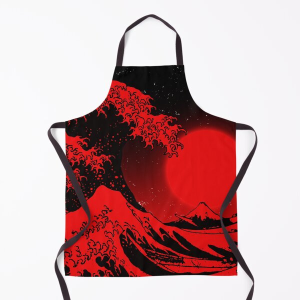 Item preview, Great Wave off Kanagawa Red Aesthetic designed and sold by ind3finite.